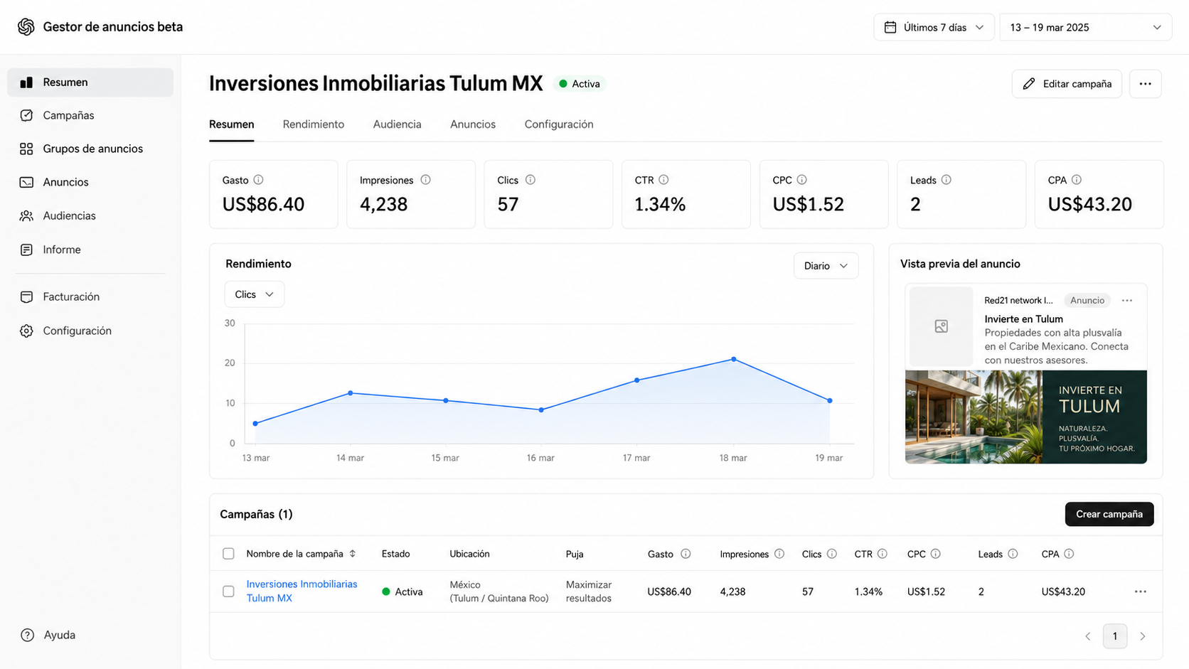 SCREENSHOT: RESULTADOS